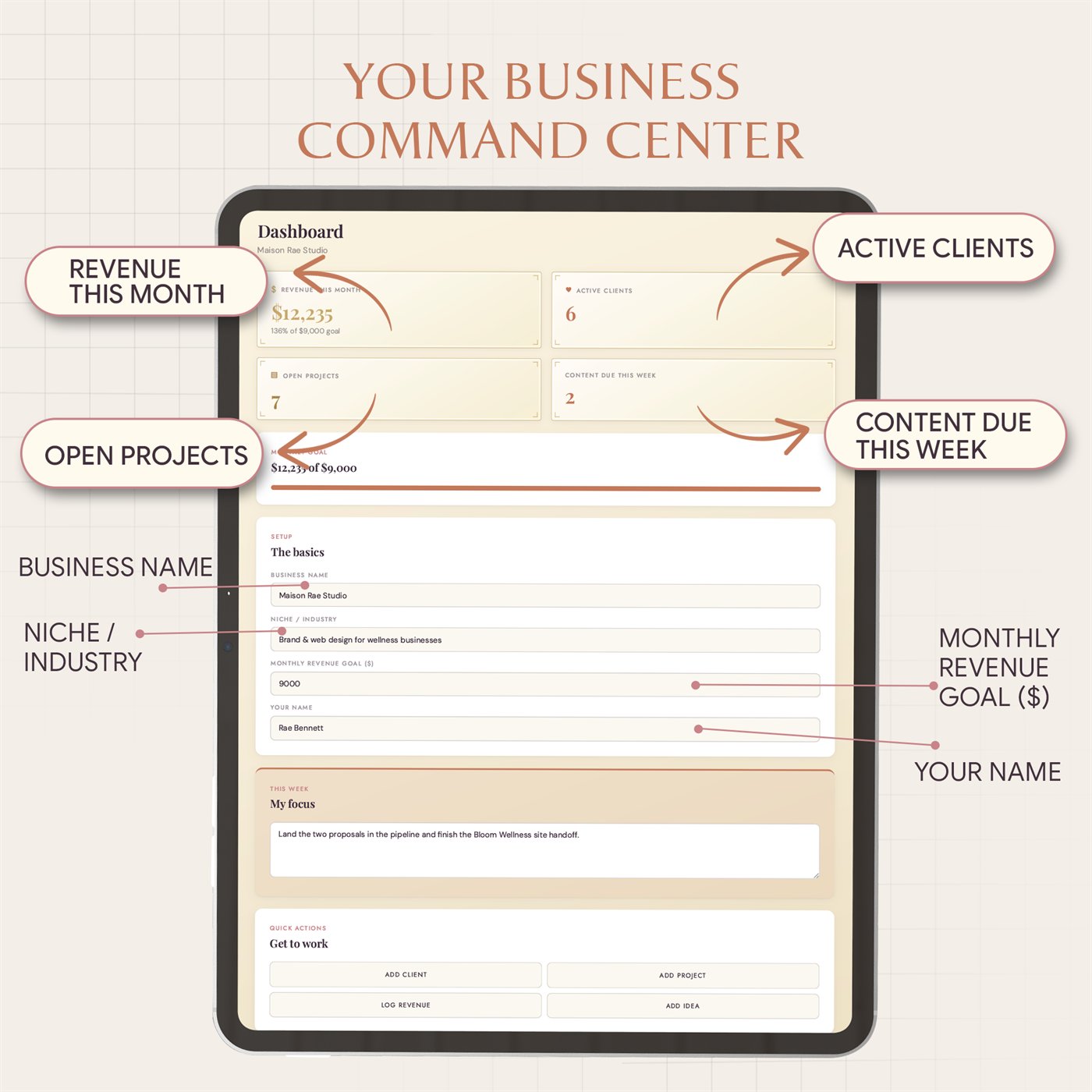 Female Entrepreneur Business OS™ product preview 2 of 10