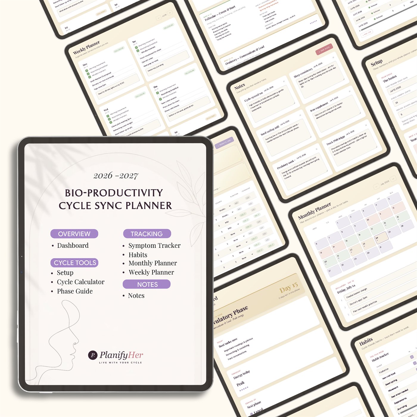 Bio-Productivity Cycle Sync Planner™ product preview 3 of 10