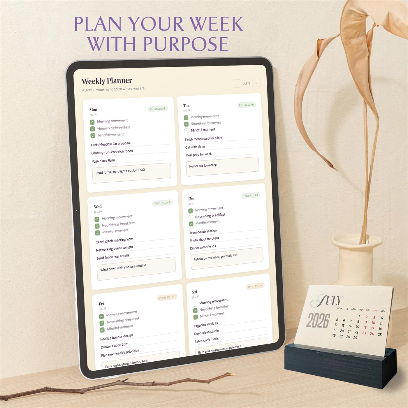 Bio-Productivity Cycle Sync Planner™ product preview 6 of 10