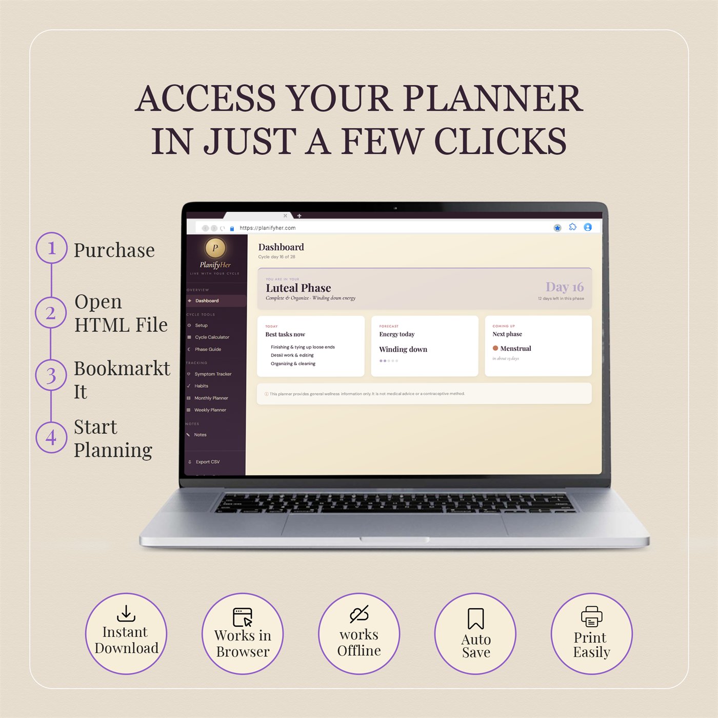 Bio-Productivity Cycle Sync Planner™ product preview 9 of 10