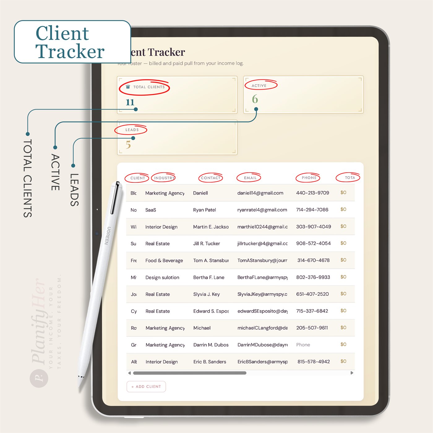 Freelancer Tax & Income Dashboard™ product preview 6 of 10