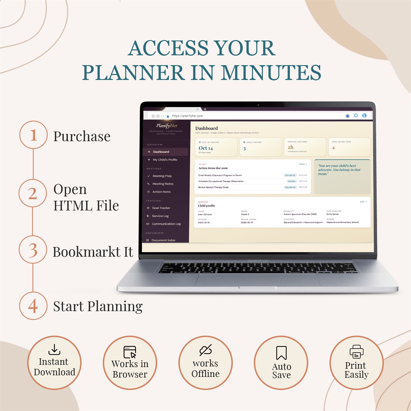 IEP Meeting Advocacy Binder™ product preview 9 of 10