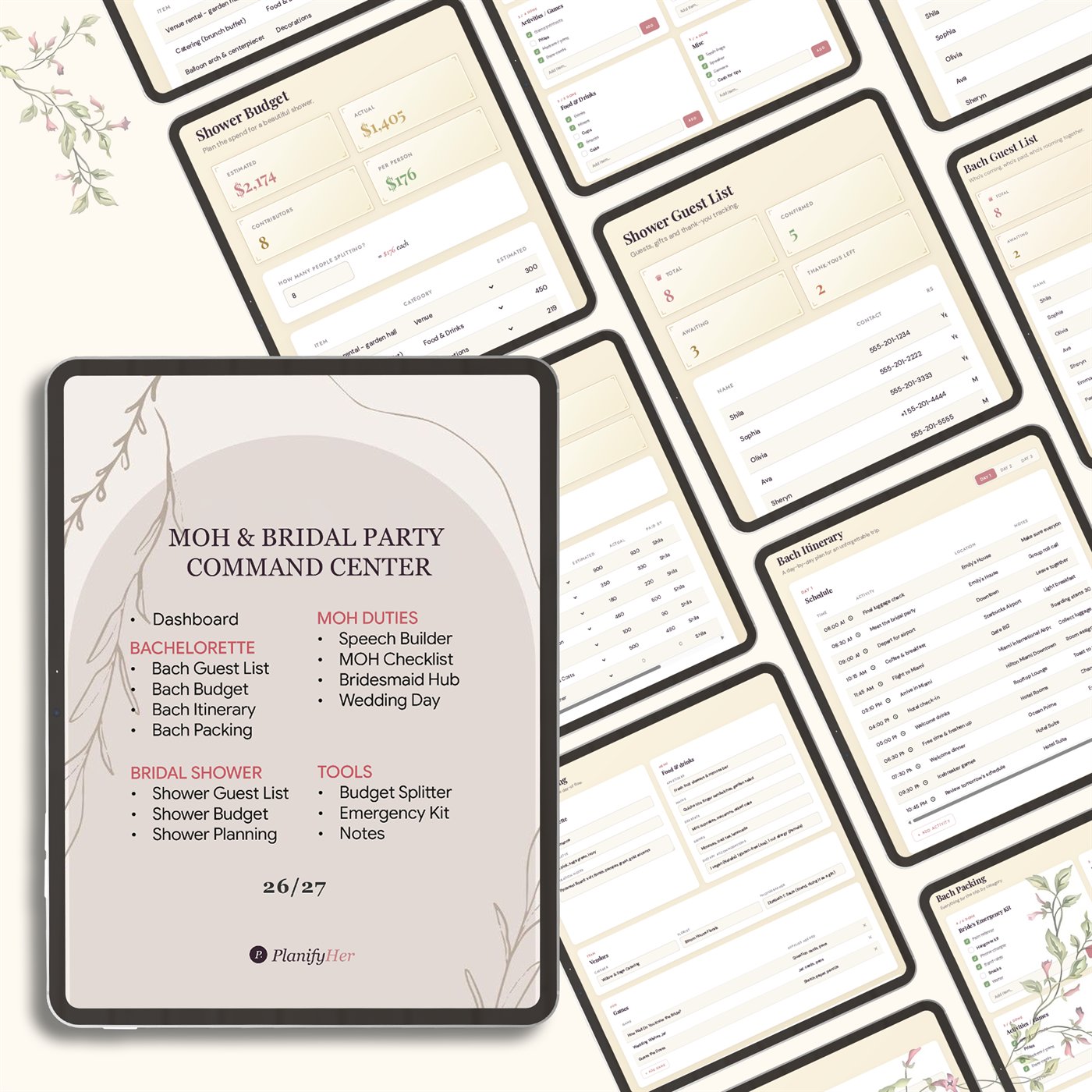 MOH & Bridal Party Command Center™ product preview 4 of 10