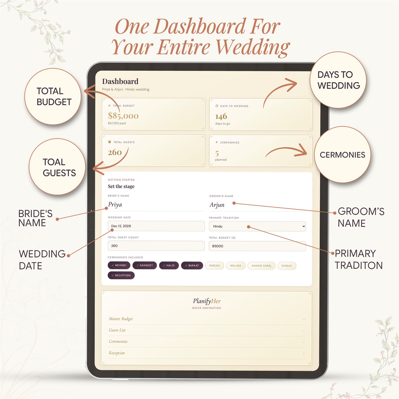 South Asian Wedding Command Center™ product preview 2 of 10