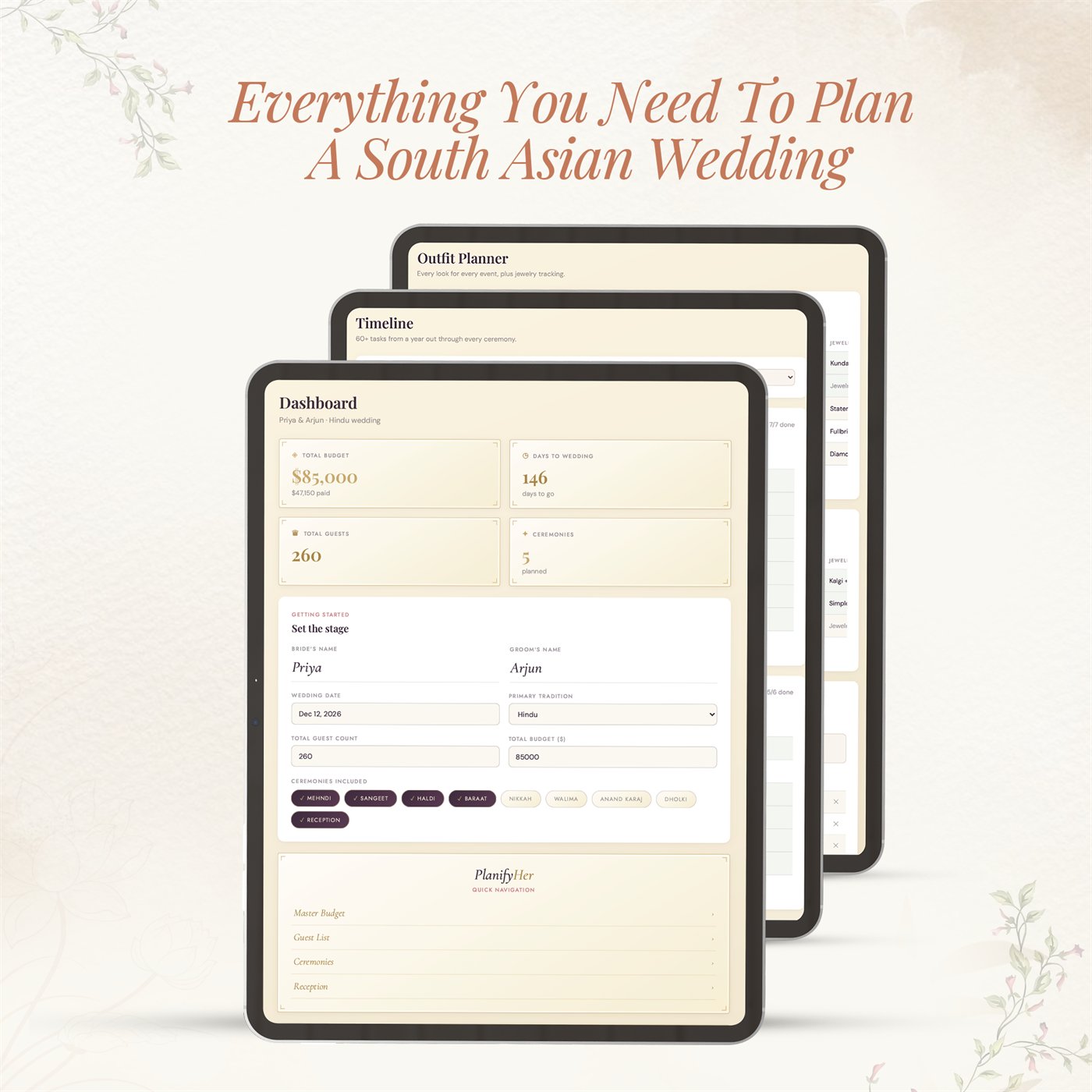 South Asian Wedding Command Center™ product preview 9 of 10