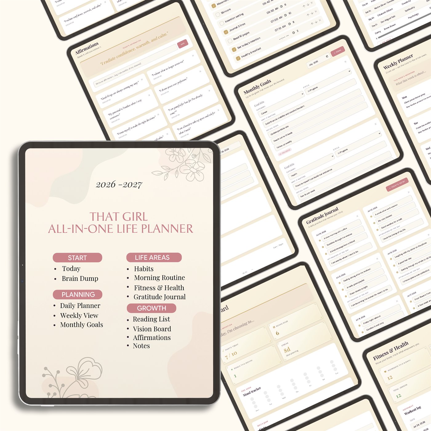 That Girl All-in-One Life Planner™ product preview 3 of 10