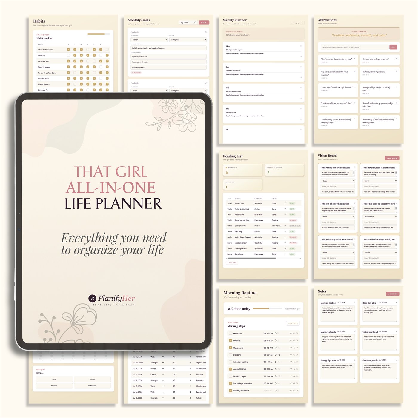 That Girl All-in-One Life Planner™ product preview 4 of 10